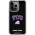 Texas Christian University TCU Horned Frogs Logo iPhone 15 Pro Clear Case